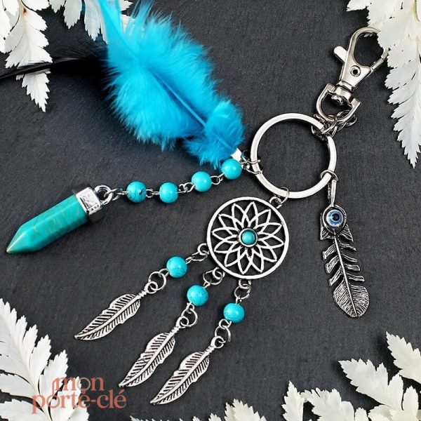 Accessoire porte-clé unique attrape-rêves boho chic