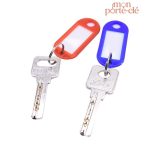 Porte-clé pratique avec étiquette personnalisable