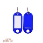 Porte-clé professionnel avec espace pour étiquette