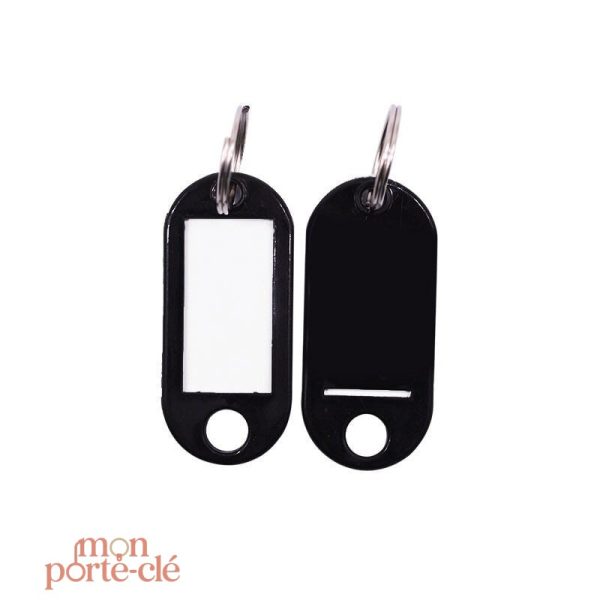 Porte-clé durable avec étiquette amovible
