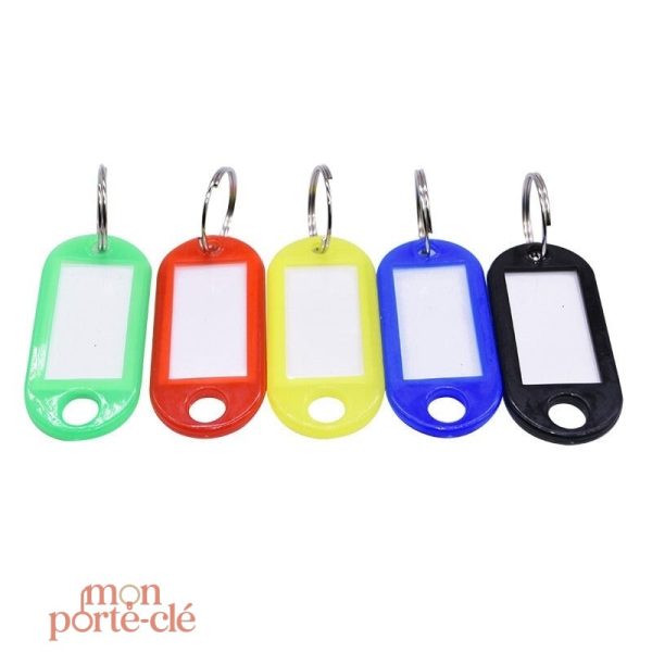 Porte-clé étiquette pour organisation de clés