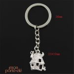 Porte-clé décoratif Maison Hantée, parfait pour les collectionneurs