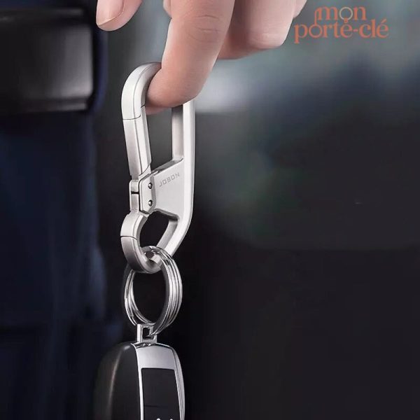 Mousqueton solide pour porte-clé homme