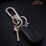 Porte-clé homme, style moderne avec mousqueton intégré