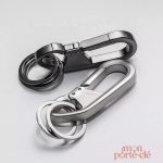 Accessoire porte-clé avec mousqueton, pratique au quotidien
