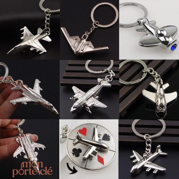 Porte-clé tendance inspiré des avions