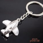 Porte-clé original avec motif avion