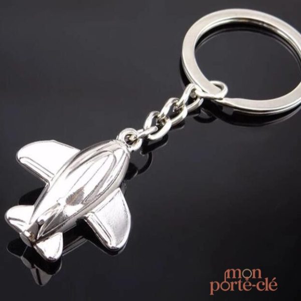 Porte-clé original avec motif avion
