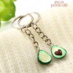 Porte-clé couple avocado pour un duo complice