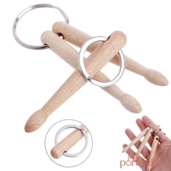 Porte-clé design amusant pour les amateurs de batterie