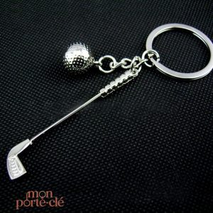 Porte-clé unique pour passionnés de golf