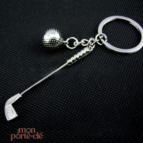 Porte-clé unique pour passionnés de golf