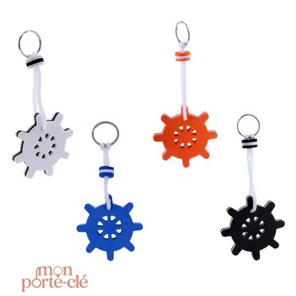 Porte-clé flottant Joli Gouvernail pour loisirs nautiques
