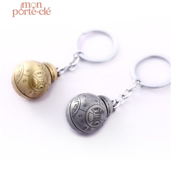 Porte-Clé BB8 stylisé, parfait pour les amoureux de l'espace