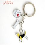 Porte-clé Beagle en design élégant pour les amoureux des chiens