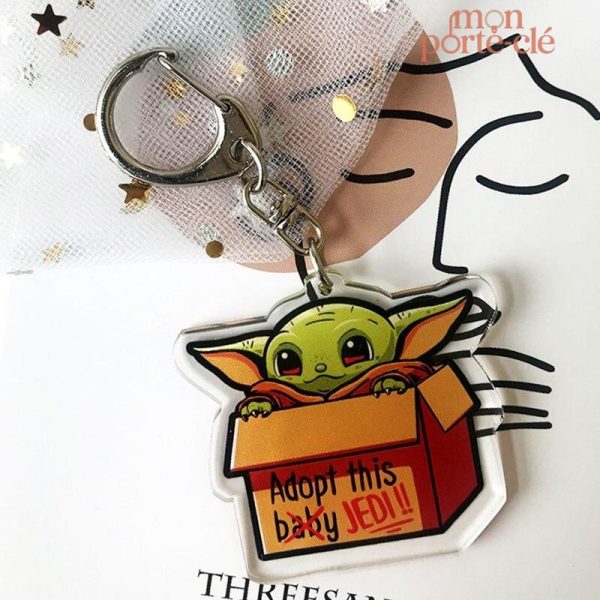 Porte-clé original inspiré de Bébé Yoda