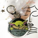 Accessoire porte-clé unique Bébé Yoda