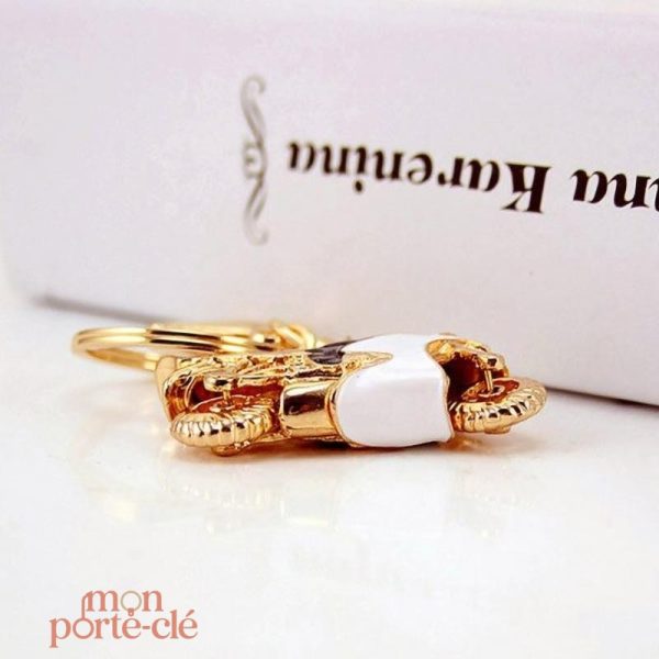 Élégant porte-clé moto pour collectionneurs