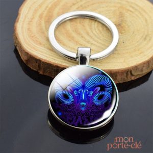 Porte-clé Bélier, accessoire astrologique tendance