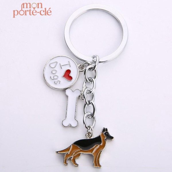 Accessoire porte-clé pour amoureux des chiens