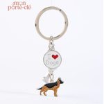 Porte-clé chien élégant pour collectionneurs