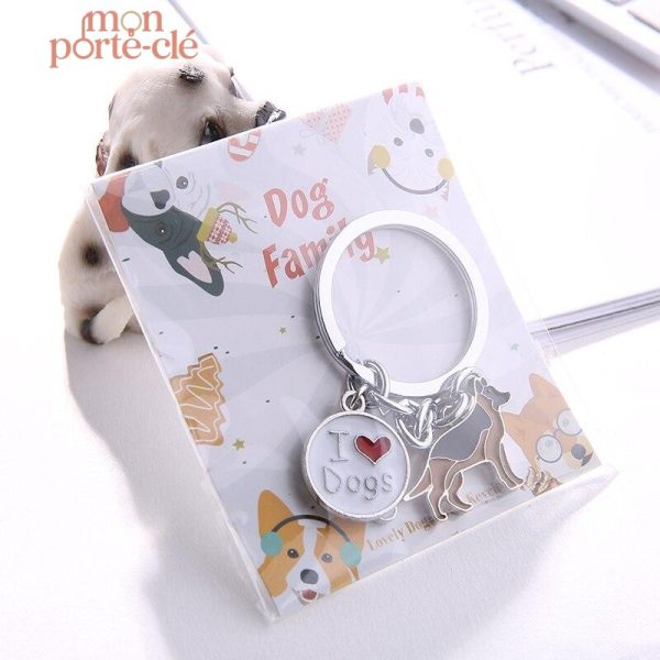 Porte-clé animal de compagnie Berger Allemand