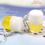 Porte-clé original, pinte de bière pour un style décalé