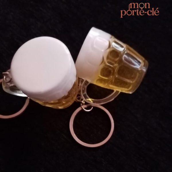 Porte-clé en forme de pinte, cadeau idéal pour les amis