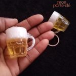 Accessoire porte-clé unique, inspiration bière pour collectionneurs