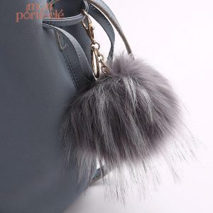 Porte-Clé Pompon, accessoire élégant pour sac