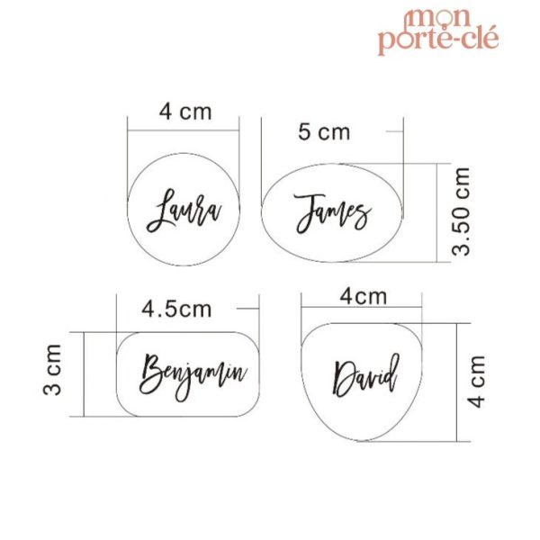 Porte-clé bois design personnalisable pour un look moderne