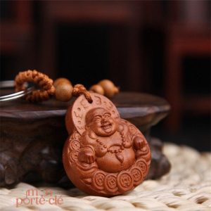 Porte-clé design Bouddha pour un style unique