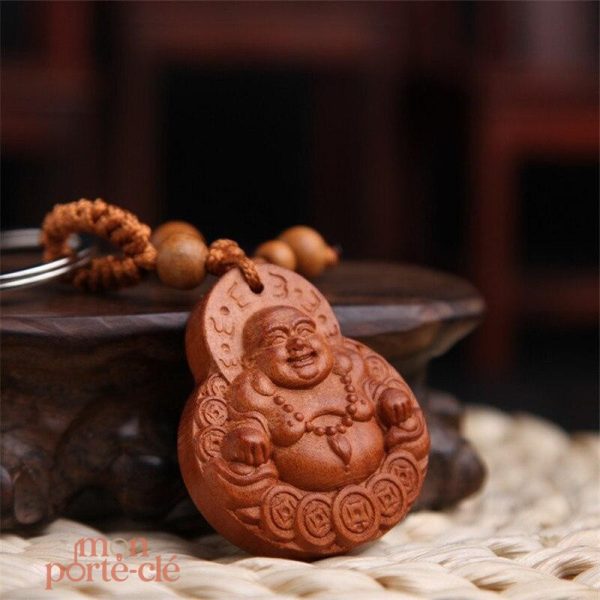Porte-clé design Bouddha pour un style unique