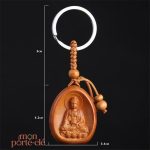 Porte-clé Bouddha élégant pour tous les jours