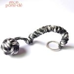 Porte-clé multifonction en paracorde, idéal pour aventures