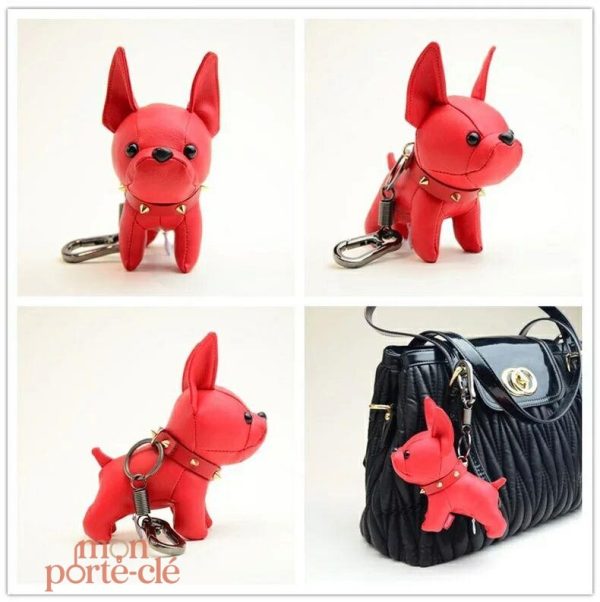 Porte-clé Bouledogue Français pratique et léger
