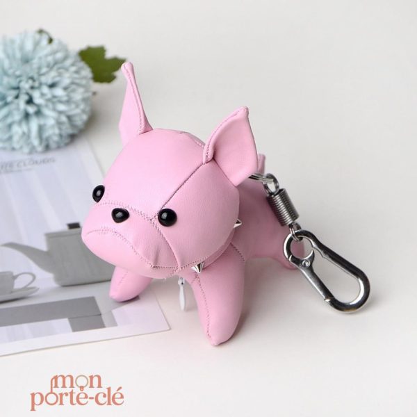 Porte-clé Bouledogue Français amusant et stylé