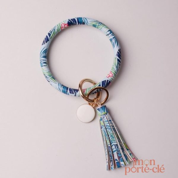 Porte-Clé Cuir Bracelet élégant et pratique