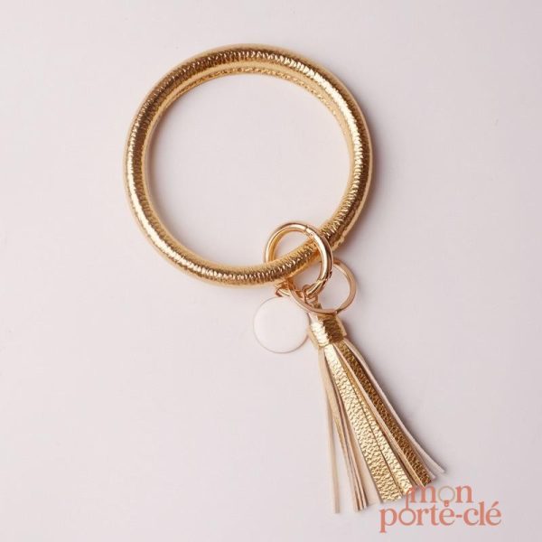 Bracelet porte-clé cuir, parfait pour les amoureux du cuir