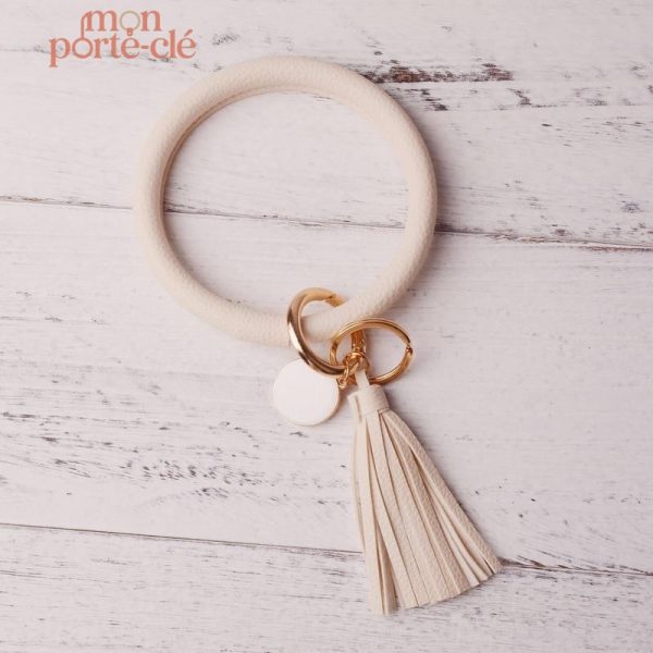 Porte-clé en cuir, accessoire de mode intemporel