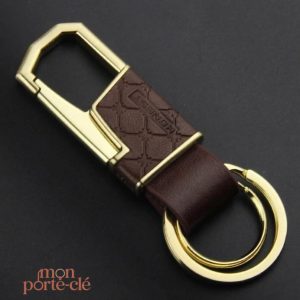 Porte-clé cuir élégant pour la fête des pères