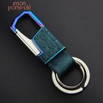Accessoire en cuir pour porte-clé, idée cadeau fête des pères