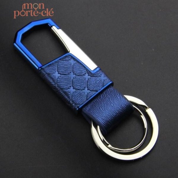 Porte-clé stylé en cuir, parfait pour les papas raffinés