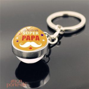 Porte-clé Fête des Pères La Boule Cadeau élégant