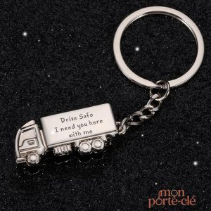 Porte-clé camion personnalisé original et unique