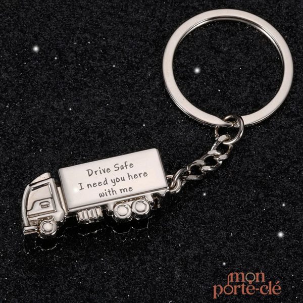 Porte-clé camion personnalisé original et unique