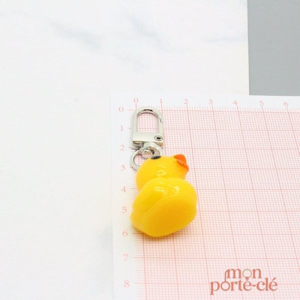 Porte-clé canard, accessoire amusant pour clés