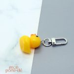 Porte-clé canard, idée cadeau originale et ludique