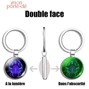 Porte-clé design Cancer pour les passionnés d'astrologie