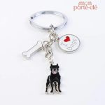 Porte-clé Cane Corso en métal